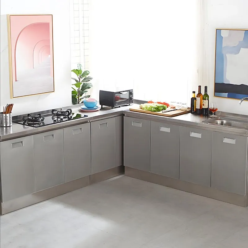 commercial kitchen stainless steel cabinets (2)