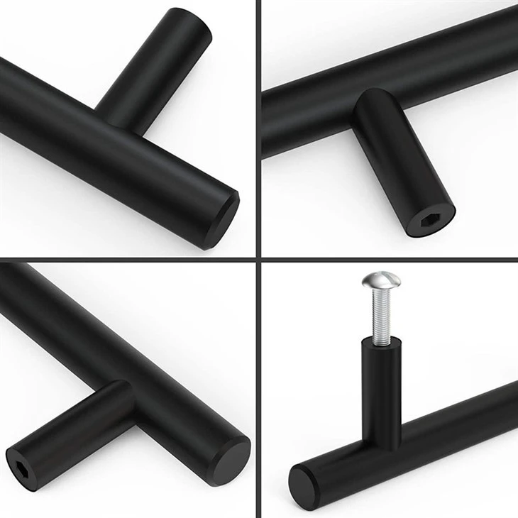 black stainless steel pull handl (1)
