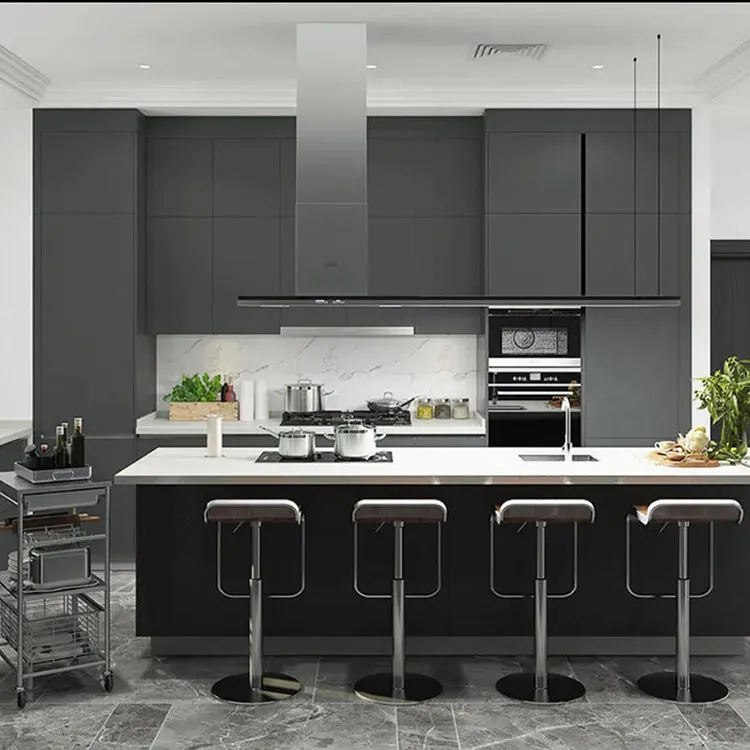 Black Thermofoil Cabinets