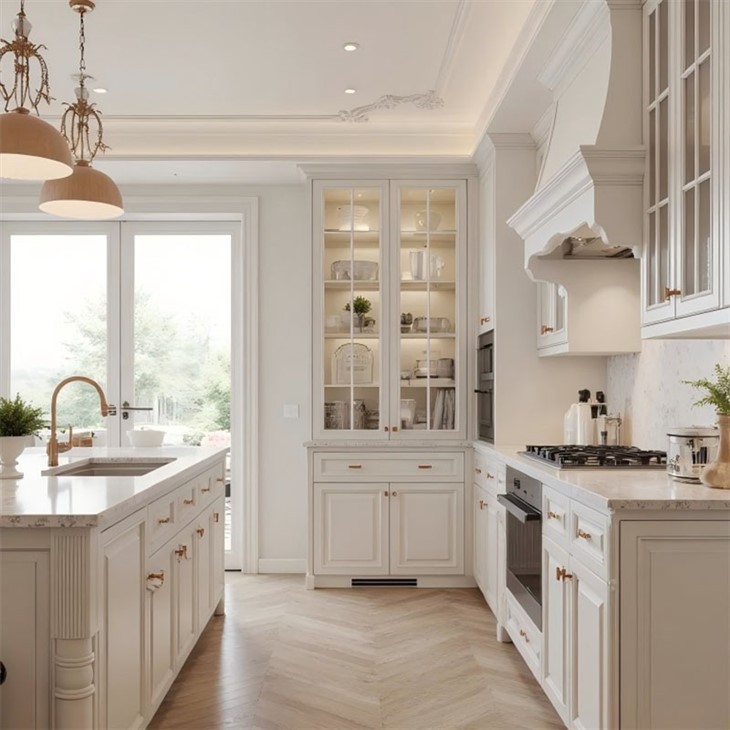 country kitchen painted cabinets (2)