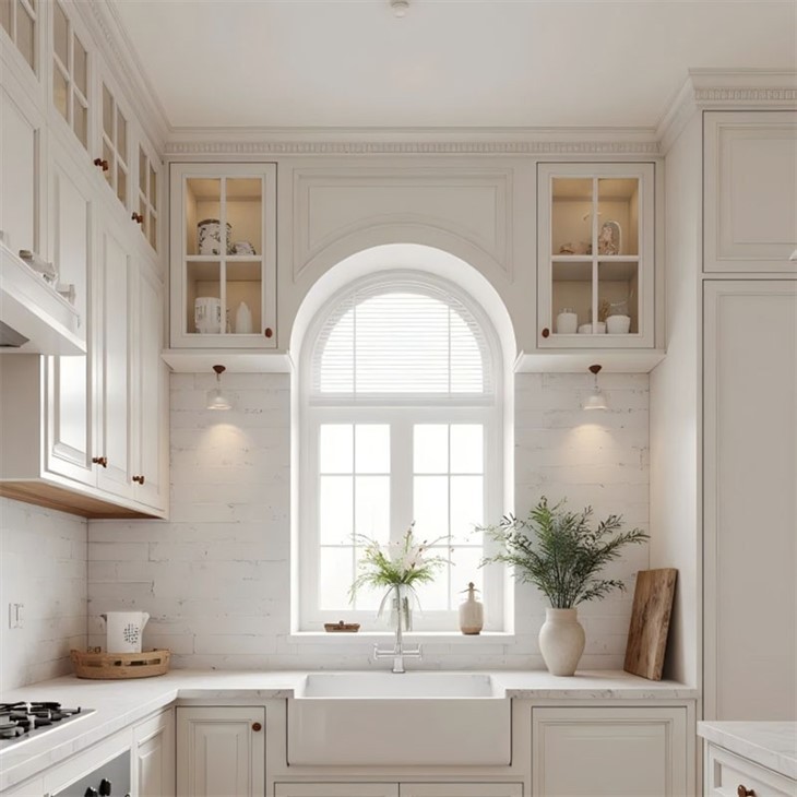 country kitchen painted cabinets (3)