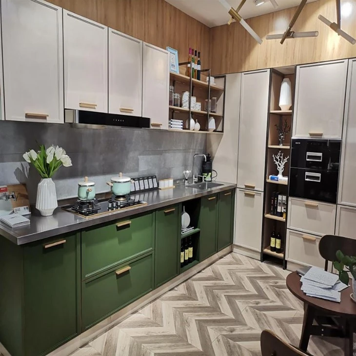 emerald green cabinets kitchen design