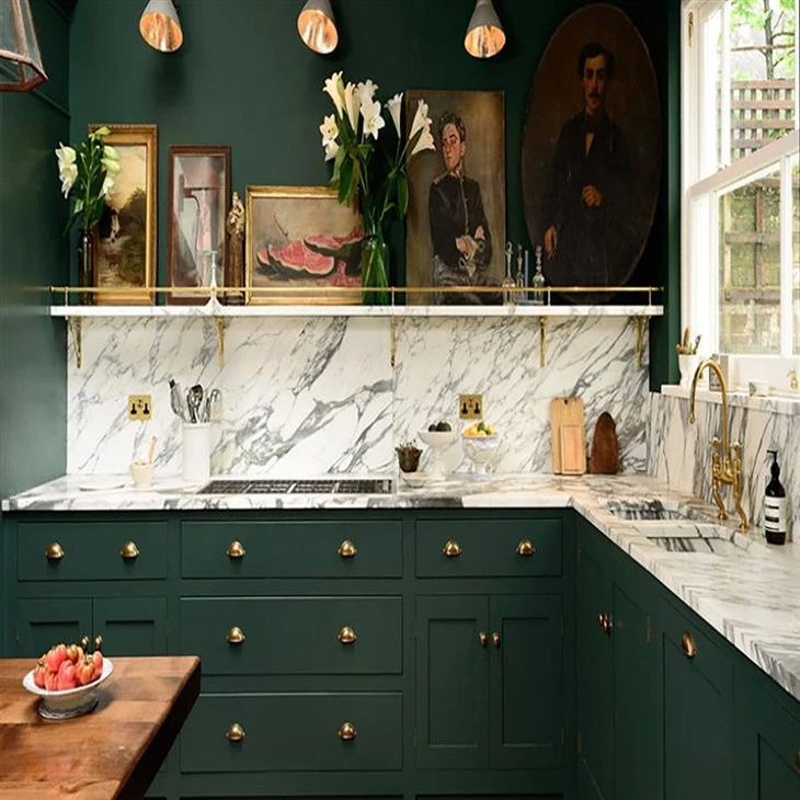 emerald green cabinets kitchen -01