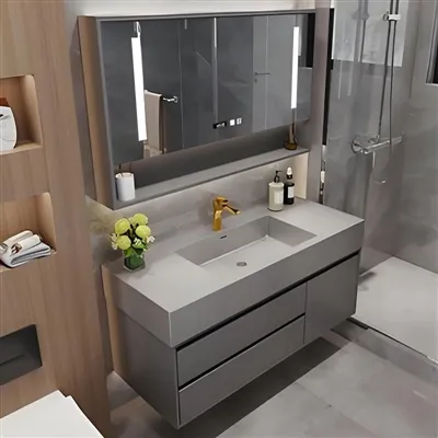 how to mount vanity top
