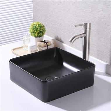 Black Bathroom Vessel Sink