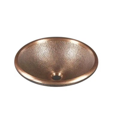 Copper Corner Bathroom Sink