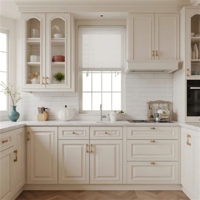 Country Kitchen Cabinets With Glass Doors