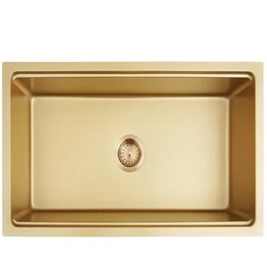 Gold Sinks in Kitchen
