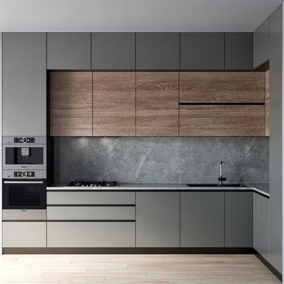 Grey Thermofoil Cabinets