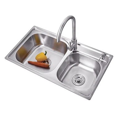 Stainless Steel Double Bowl Kitchen Sink