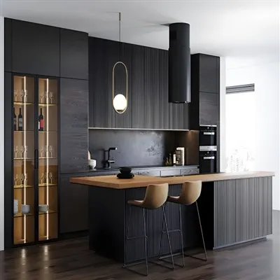 Wood Veneer Panels Cabinets