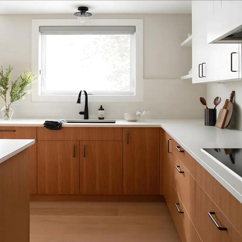 Wood grain kitchen cabinet (4)