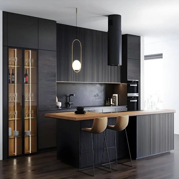 Wood Veneer Panels Cabinets